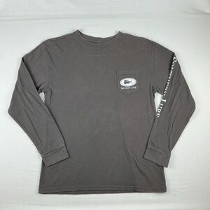 Southern Lure YXL‎ Grey Long Sleeve Graphic Double Sided Shirt